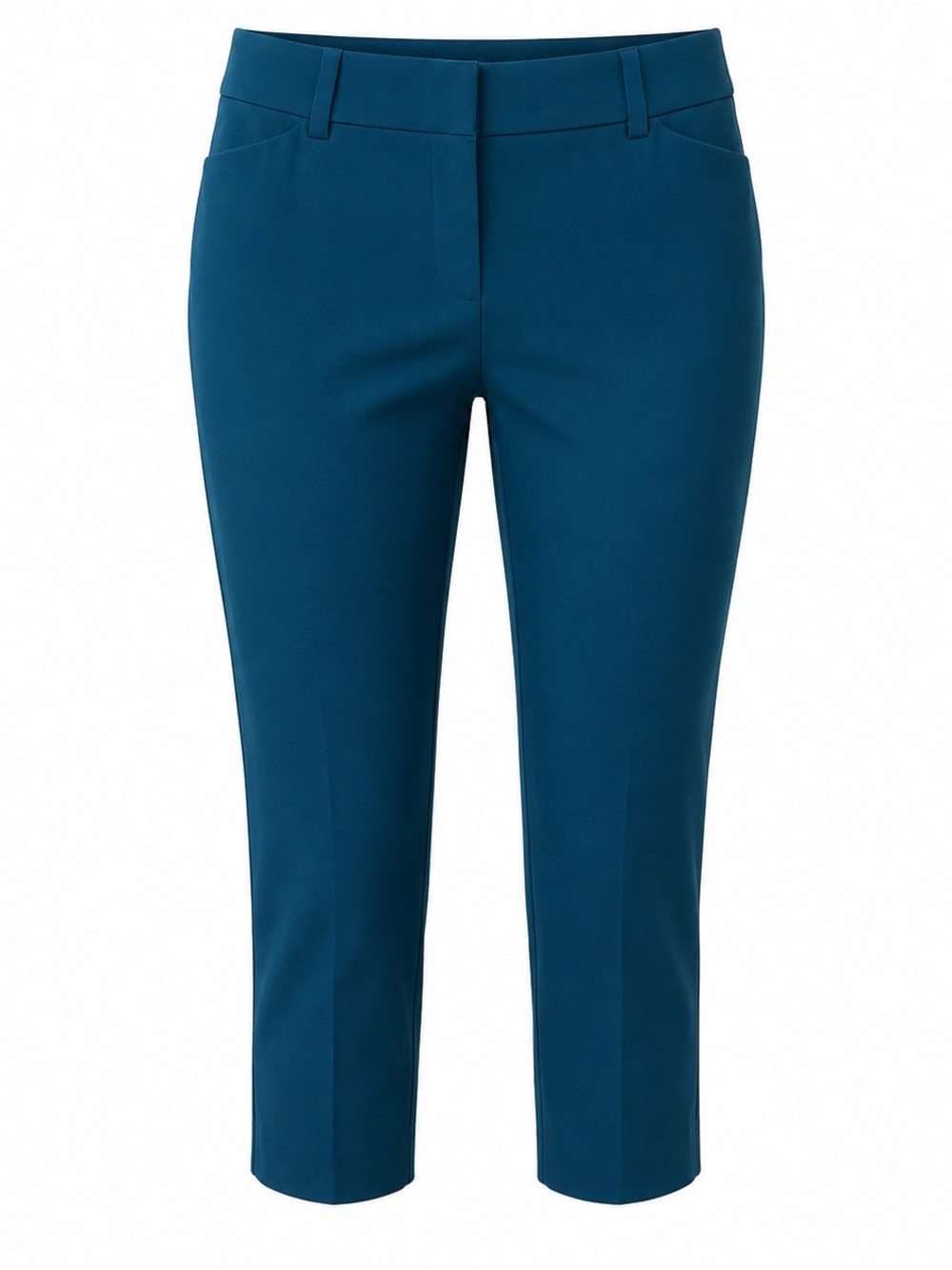 7th Avenue Design Studio Teal Slim Ankle Pants, Office Siren, Network Attire sz4